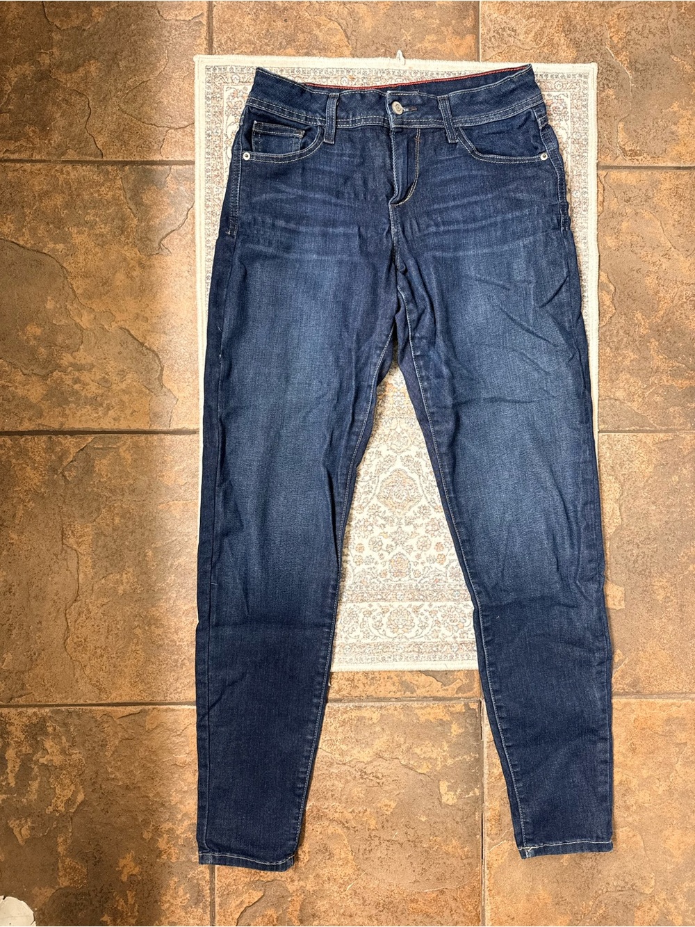 Fran denim Sarah Dark Blue Skinny Jeans for Women